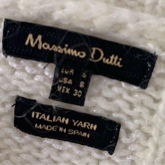 Massimo Dutti cable knit wool sweater, Small - Picture 7 of 15